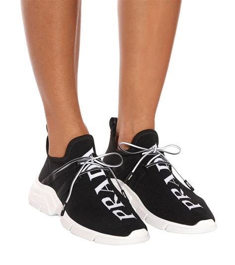 prada knit sneakers|Prada high top sneakers women's.